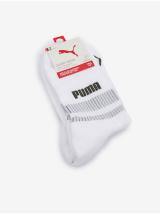 Sada dvou párů ponožek v bílé barvě Puma New Heritage