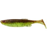 Savage Gear Gumová Nástraha Fat Minnow T Tail Bulk Chartreuse Pumpkin Hmotnost: 5g, Délka cm: 7,5cm