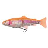 Savage Gear Gumová Nástraha Pstruh 4D Line Thru Trout SS Rainbow Golden Albino 15cm 35g