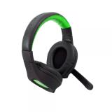 Sluchátka Herní sluchátka C-TECH Nemesis V2 , černo-zelená