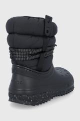 Sněhule Crocs černá barva, PUFF.LUXE.BOOT.W.207312-BLACK