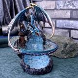 Stojánek na vonné oleje Modrý drak - cca 24 cm, 1 kg
