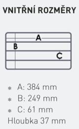 Versus Box VS 3045 - bílá - 41 × 26,4 × 4,3 cm