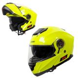 Výklopná moto přilba W-TEC Lanxamo  Fluo Yellow  L