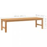 Zahradní lavice teak Dekorhome 150 cm,Zahradní lavice teak Dekorhome 150 cm