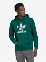 Zelená pánská mikina s kapucí adidas Originals