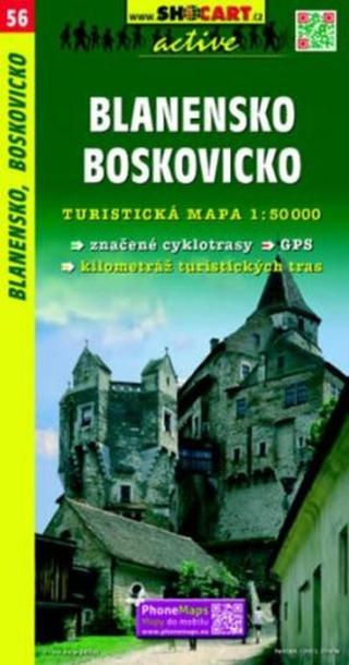 056 Blanensko, Boskovicko / Turistická mapa SHOCart