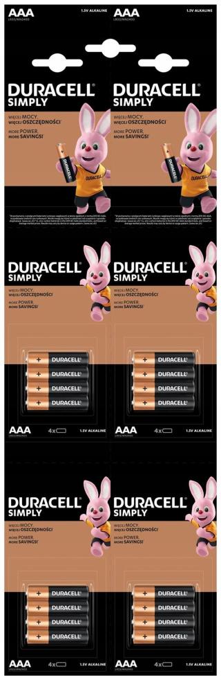 1 x blistr 16ks Alkalická baterie Duracell LR03