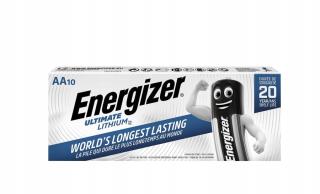 10 x baterie Energizer Ultimate Lithium R6 Aa
