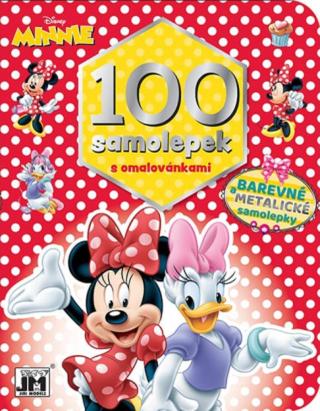 100 samolepek s omalovánkami - Minnie