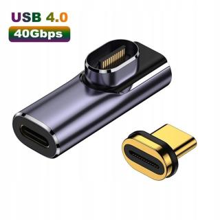 100W magnetický adaptér Usb 4.0 Type-C Otg 40Gbps