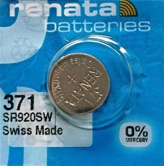 10x stříbrná baterie Renata SR920SW AG6 370 10ks