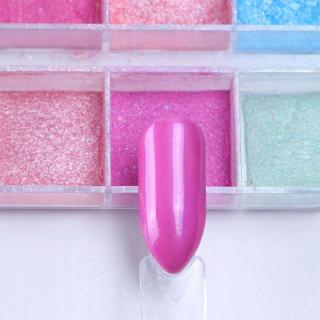 12 barev nejjemnějších třpytek Nail Art Shimm