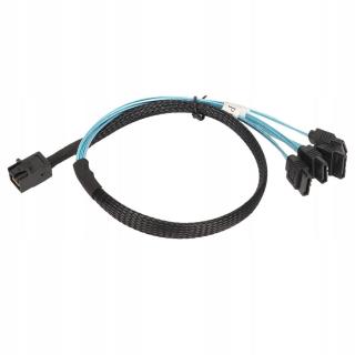 12 gb/s Mini Sas Hd Sff 8643 až 4 Sata 3.0 kabel