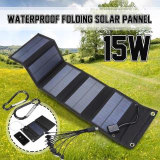 15W skládací solární panel Usb solární články Venkovní P