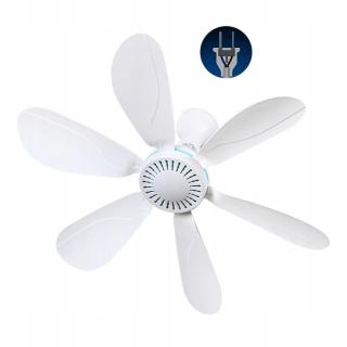 16.7 palcový Ac 220V 10W stropní ventilátor zapnutým