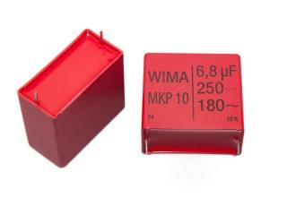 [1ks] 6.8uF 250V kond. fóliový Wima MKP10