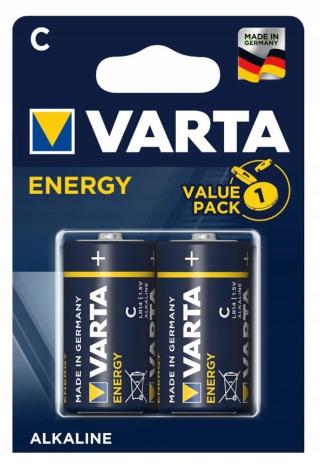 2 x C baterie LR14 Varta Energy Value Pack blistr