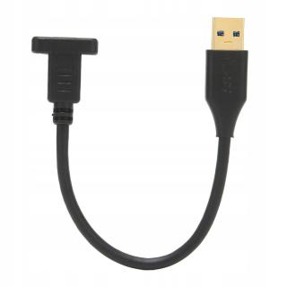 20 cm pozlacený datový kabel s rychlostí 5 Gb s