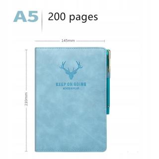 200 stran hlava jelena A5 zápisník deník bardz
