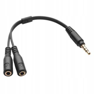 3.5mm bezdrátový mikrofonní set rozbočovací kabel