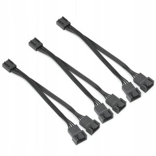 3 ks 4Pin 1 až 2 rukávy YSplitter kabel