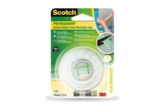 3M Scotch Montážní oboustranně lepicí pěnová páska , 19 mm x 1,5 m