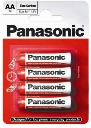 4 Baterie Panasonic R6 Aa AM3 1,5V Hq