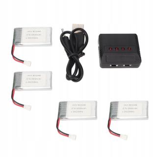 4 ks 903048 3.7V 2000mAh Rc baterie pro dron