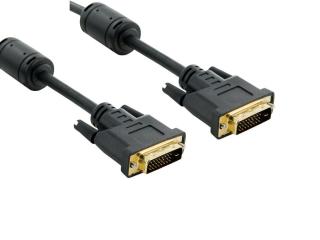 4World Kabel DVI-D 24+1M-24+1M 3.0m Black