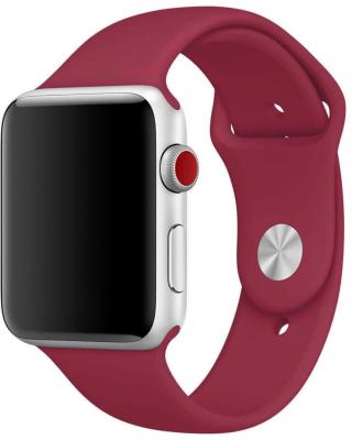 4wrist Silikonový řemínek pro Apple Watch - Vínová 38/40/41 mm - S/M