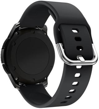 4wrist Silikonový řemínek pro Samsung - Black 22 mm