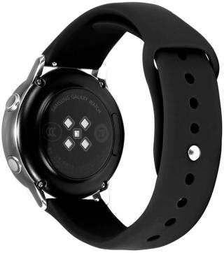 4wrist Silikonový řemínek pro Samsung Galaxy Watch - Black 22 mm