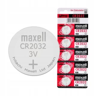 5 x Maxell Cr 2032 3V CR2032 B5