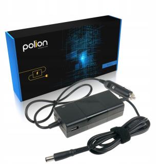 90W nabíječka do auta pro Dell 7,4x5,0 +usb 2A