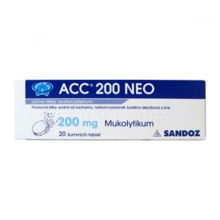 ACC 200 NEO 20x200 mg šumivých tablet