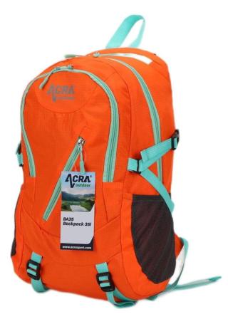 ACRAsport Batoh Backpack oranžová 35 l