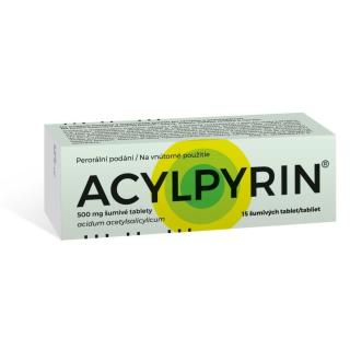 Acylpyrin 500mg 15 šumivých tablet