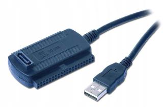 Adaptér Gembird AUSI01 (usb M Ide F; černá barva