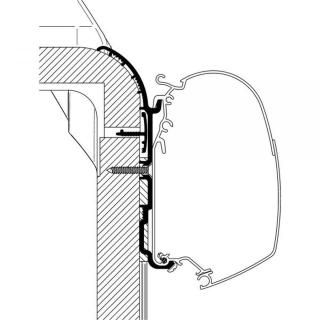 Adaptér pro montáž markýzy Thule Omnistor na Bürstner Ixeo T728 a T734