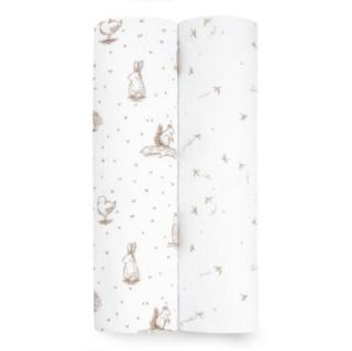 Aden + anais™ essential s hedvábně měkkou utěrkou 2-pack healing nature 120 x 120 cm