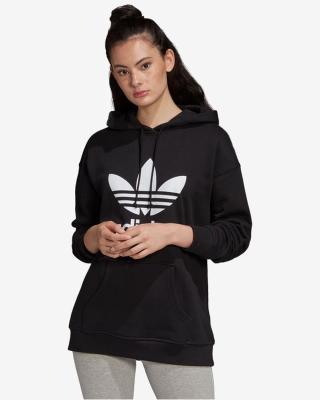 Adidas Originals Adicolor Trefoil Mikina Černá