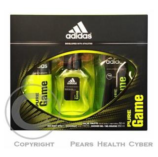 Adidas Pure Game EDT 50ml + DEO 150ml + sprchový gel 250ml