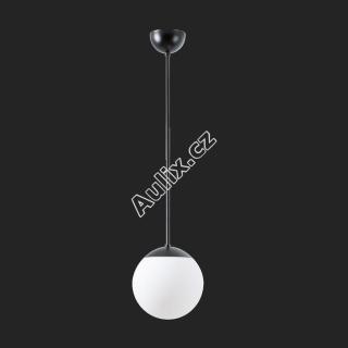 ADRIA P1 závěsné skleněné svítidlo černá / bílá IP40 3000 K 9W LED DALI - OSMONT