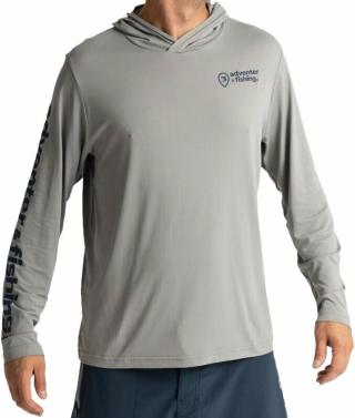 Adventer & fishing Mikina Functional Hooded UV T-shirt Limestone M