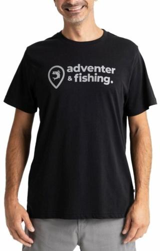 Adventer & fishing Tričko Short Sleeve T-shirt Black M