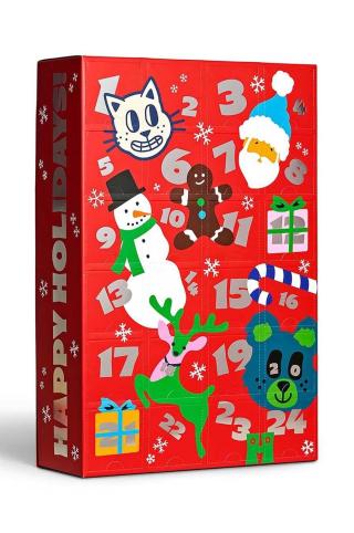 Adventní kalendář s ponožkami Happy Socks Advent Calendar 24-pack