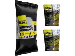 Adventure Menu Survival foodpack II - Pikantní kotlík + Vepřové s knedlíkem