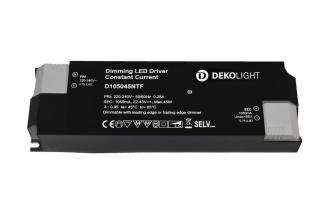 AKCE Deko-Light LED-napájení BASIC, DIM, CC, D105045NTF/45W konstantní proud 1050 mA IP20 stmívatelné 22-43V DC 23,50-45,00 W - LIGHT IMPRESSIONS