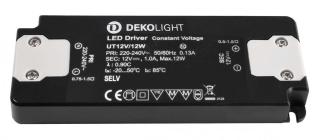 AKCE Deko-Light LED-napájení FLAT, CV, UT12V/12W konstantní napětí 0-1000 mA IP20 12V DC 12,00 W - LIGHT IMPRESSIONS